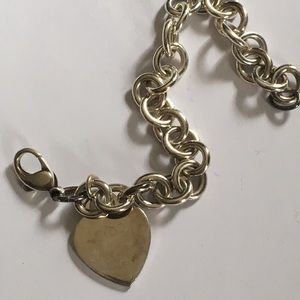 Tiffany & Co Heart Tag charm bracelet - engraved